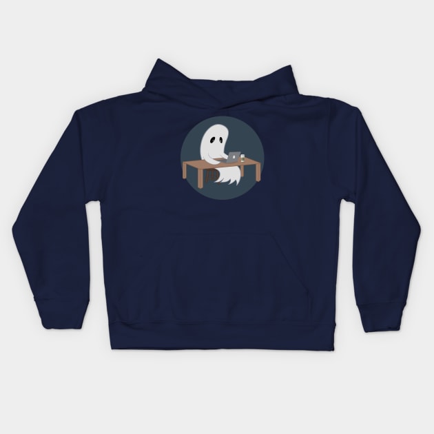 Ghost Writer Kids Hoodie by Aideyn